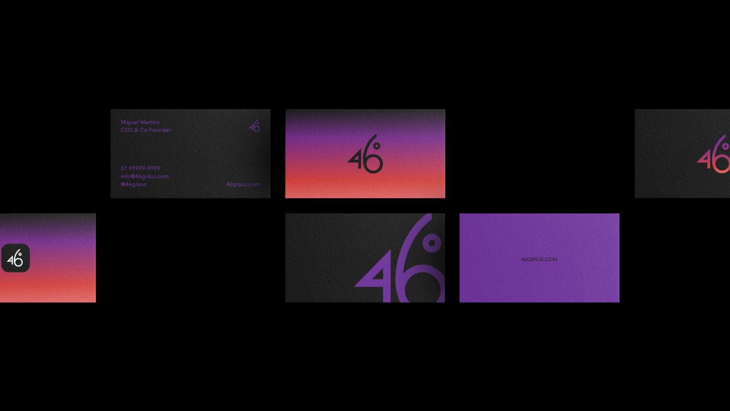 46º brand identity, shot 2