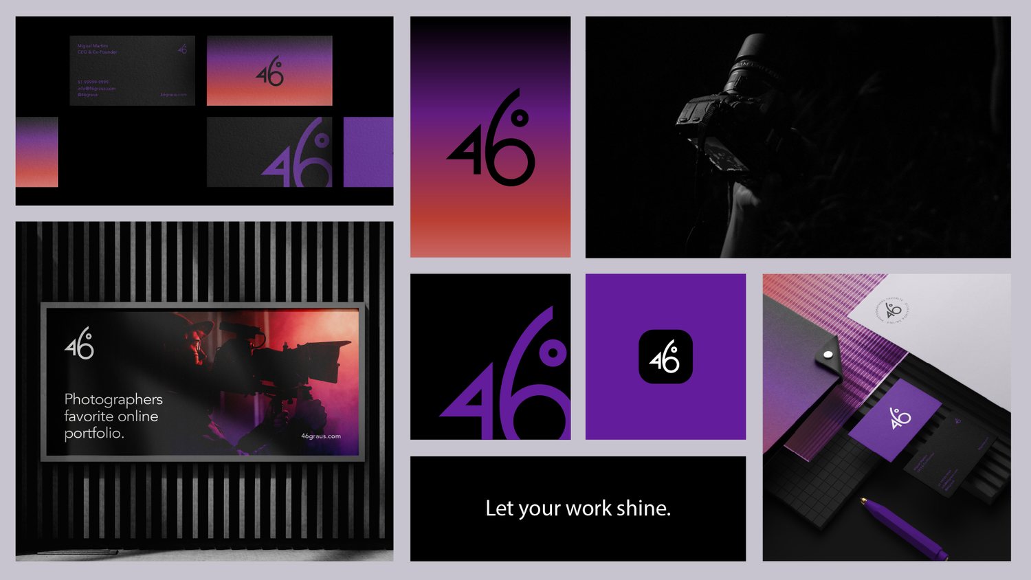 46º brand identity, shot 9