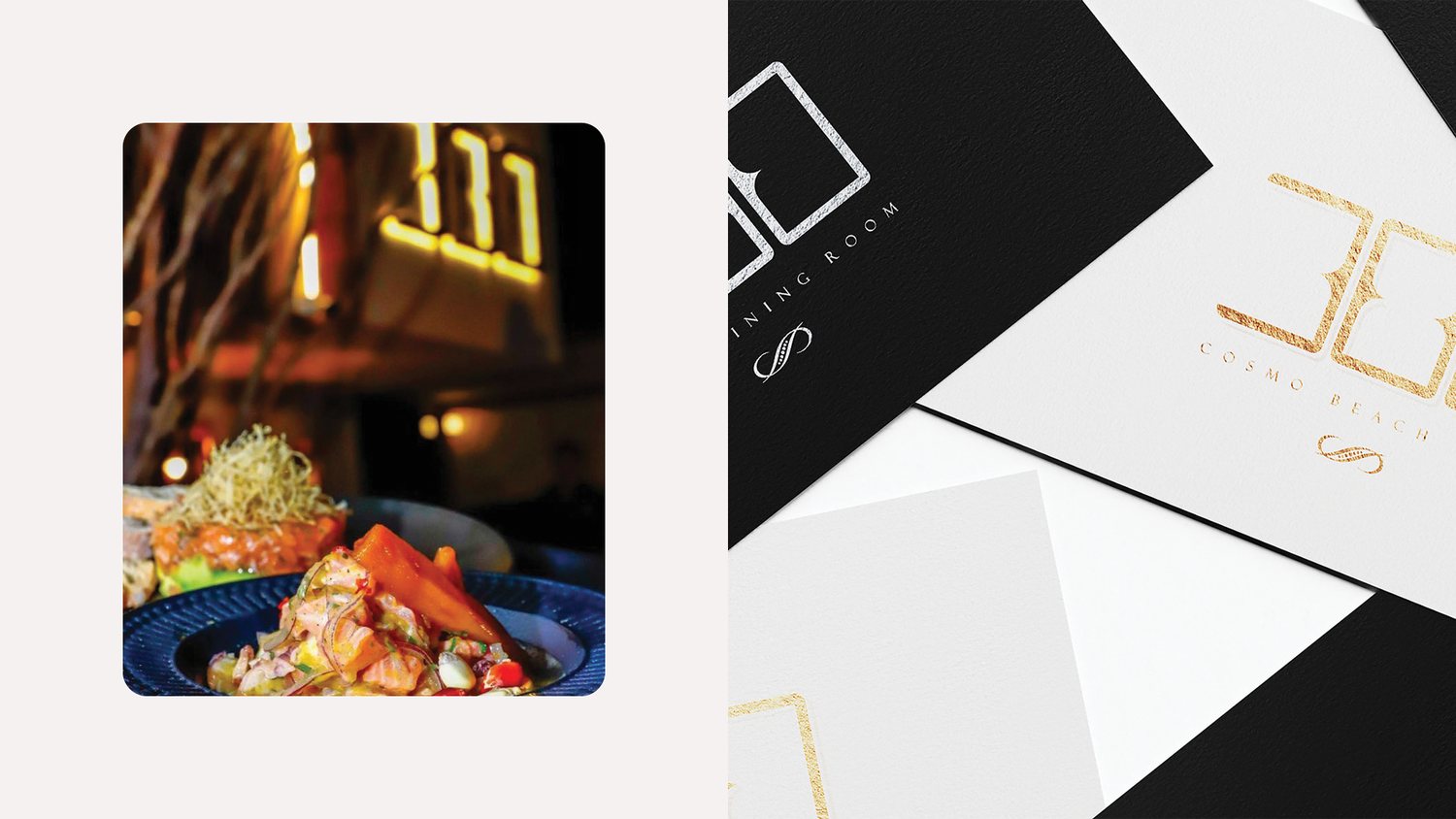 300 Cosmo Dining Room — brand application