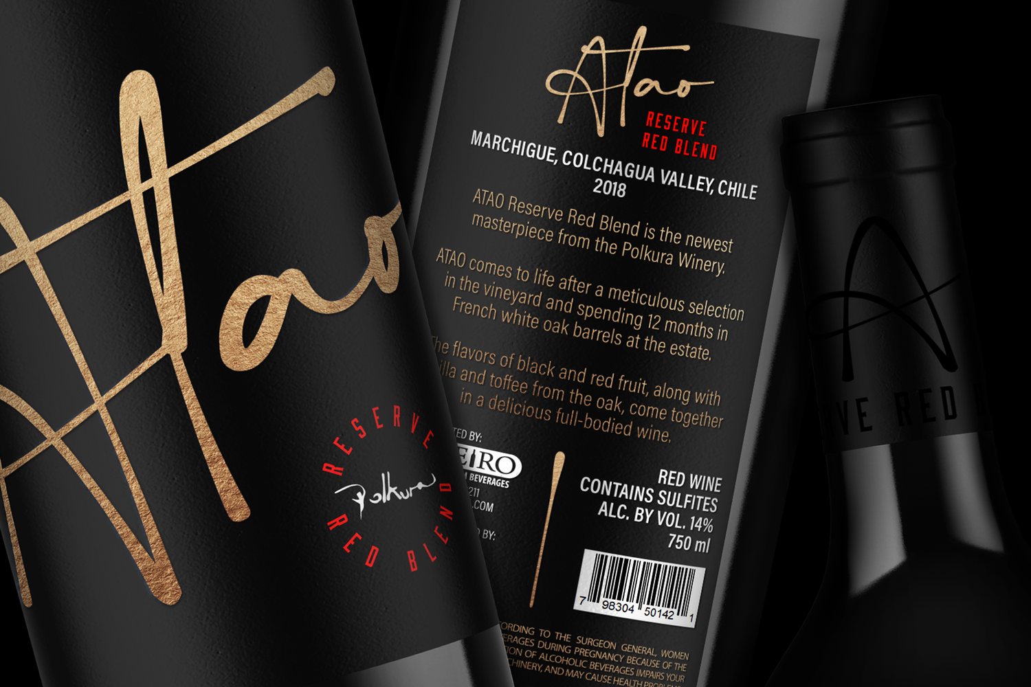 ATAO Wine — brand application