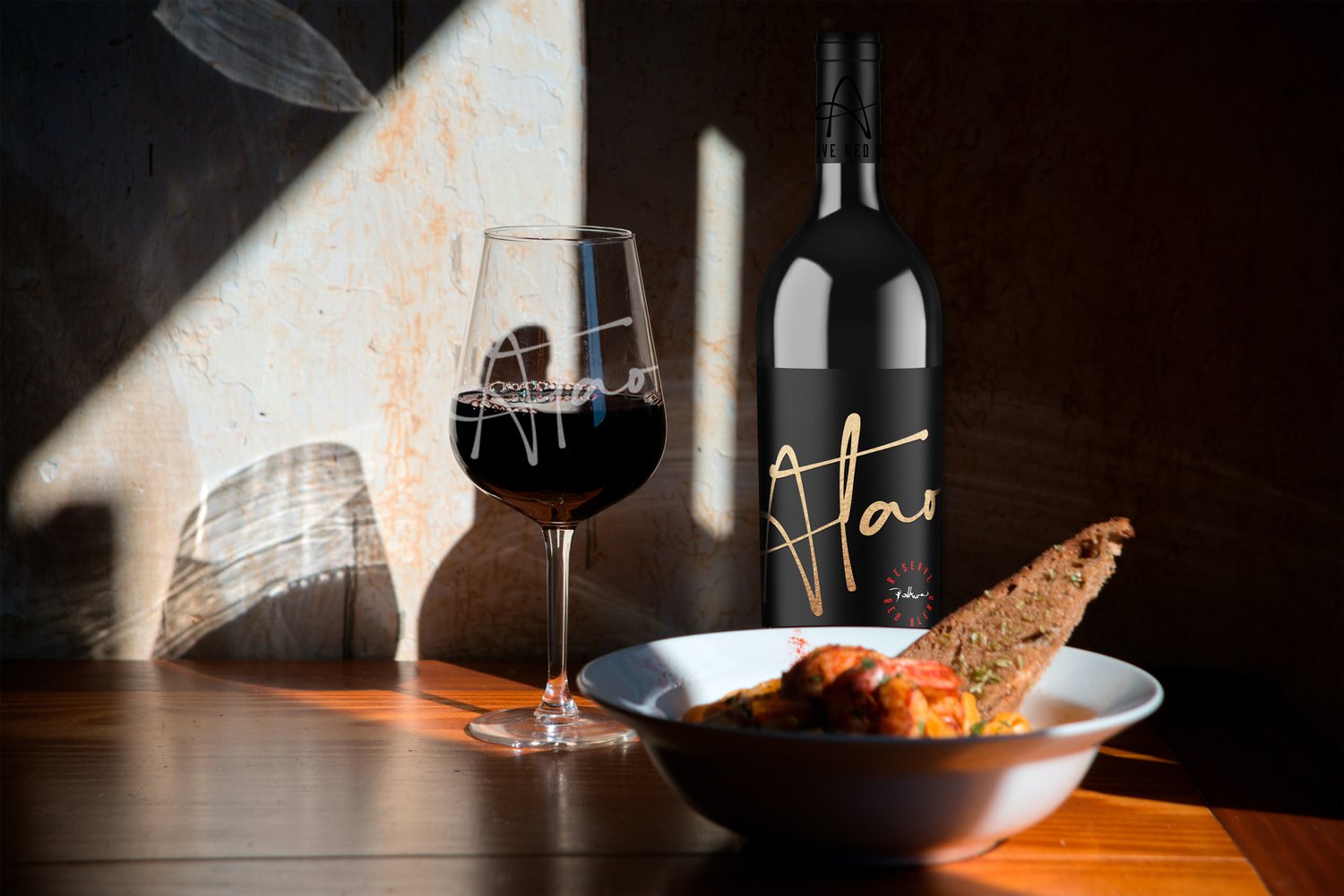ATAO Wine — brand application