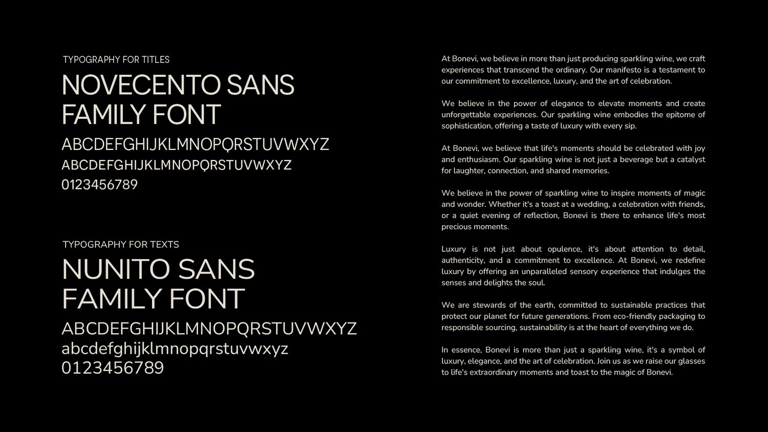 BONEVI — brand application