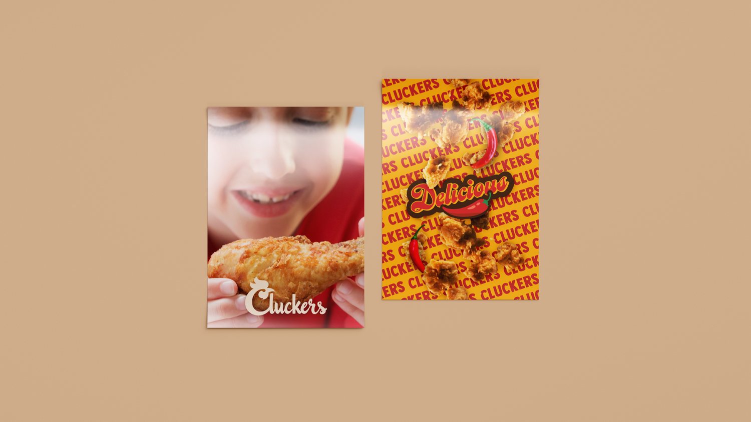 Cluckers — brand application