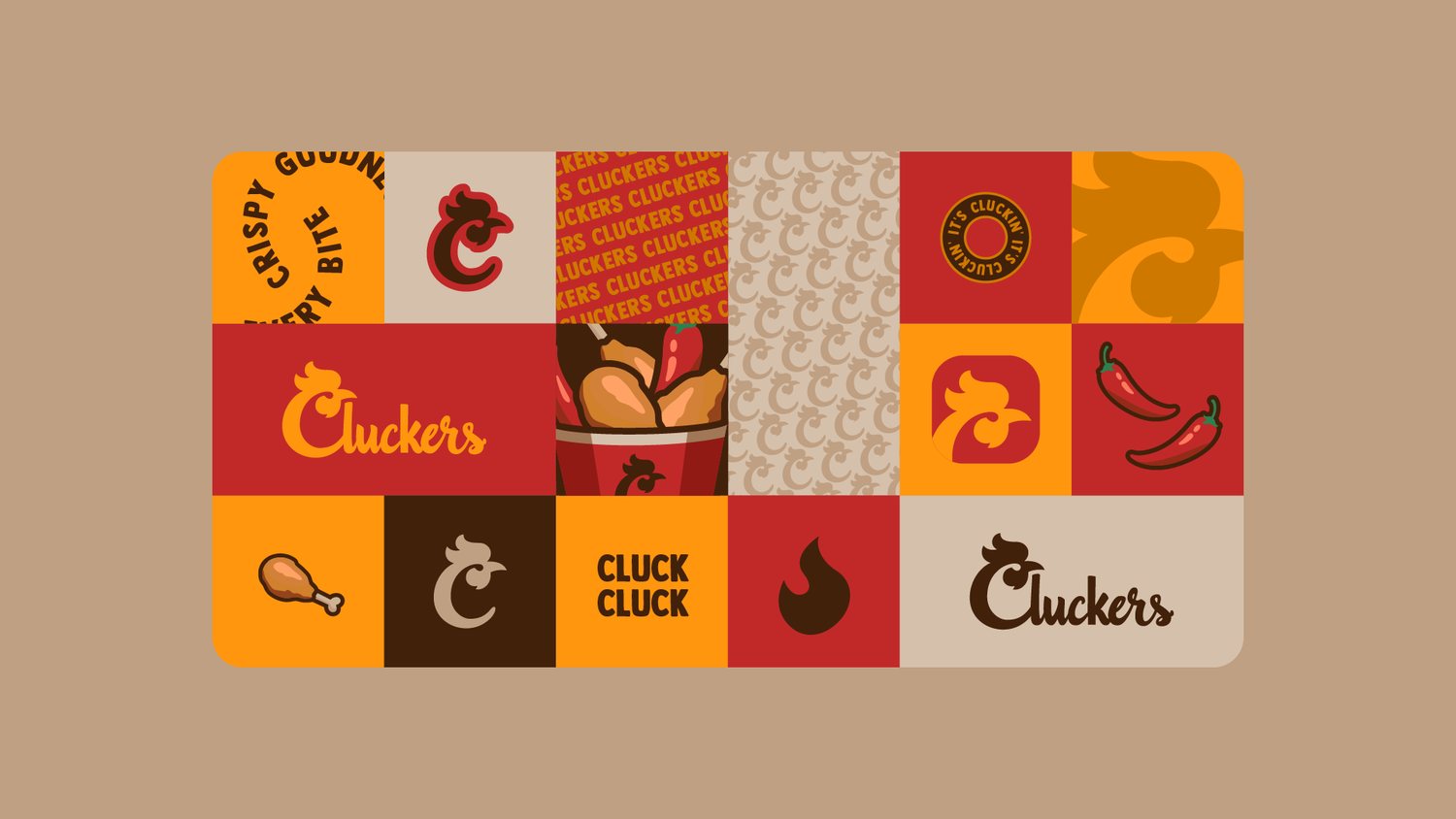 Cluckers — brand application