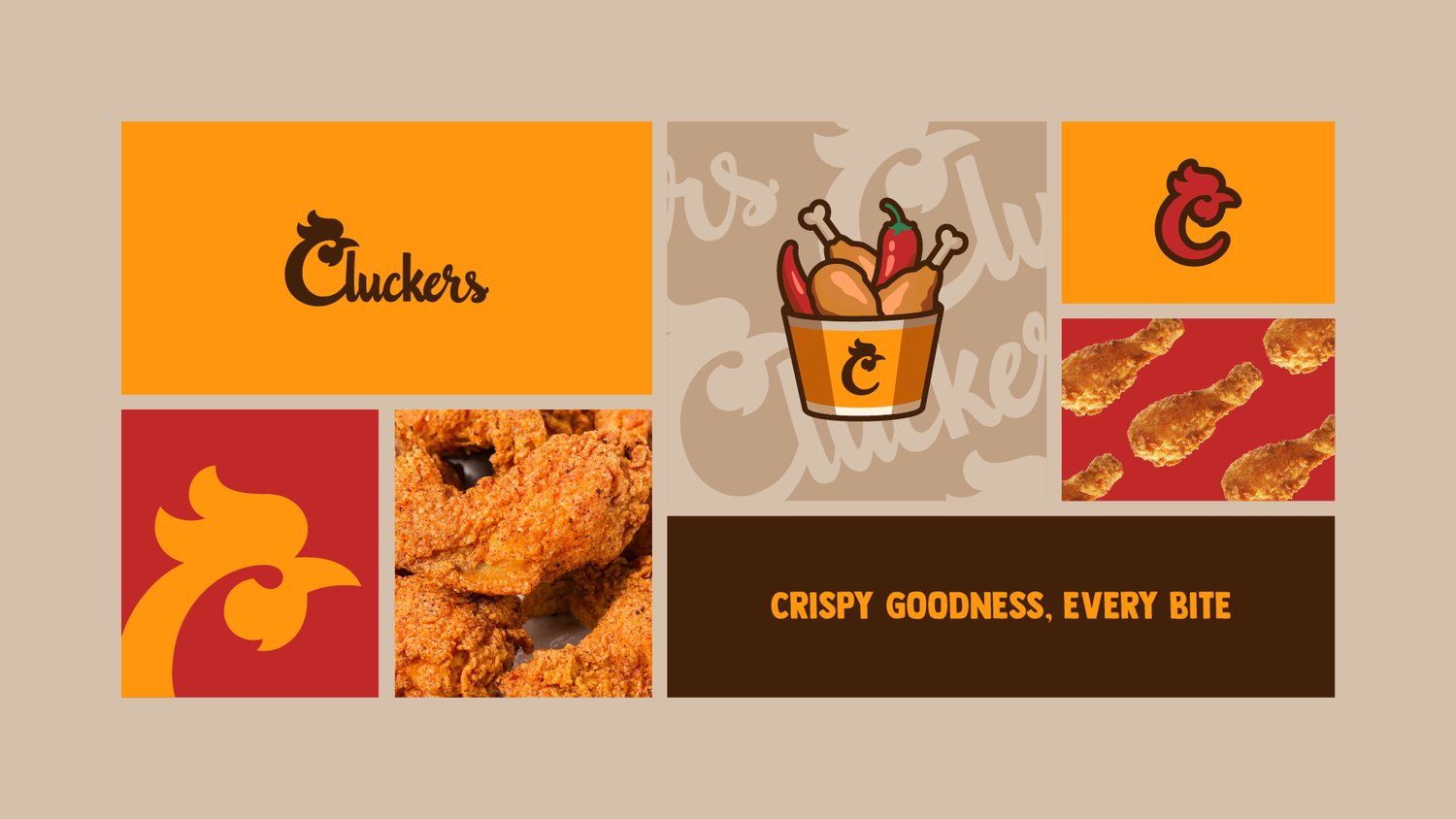 Cluckers — brand application