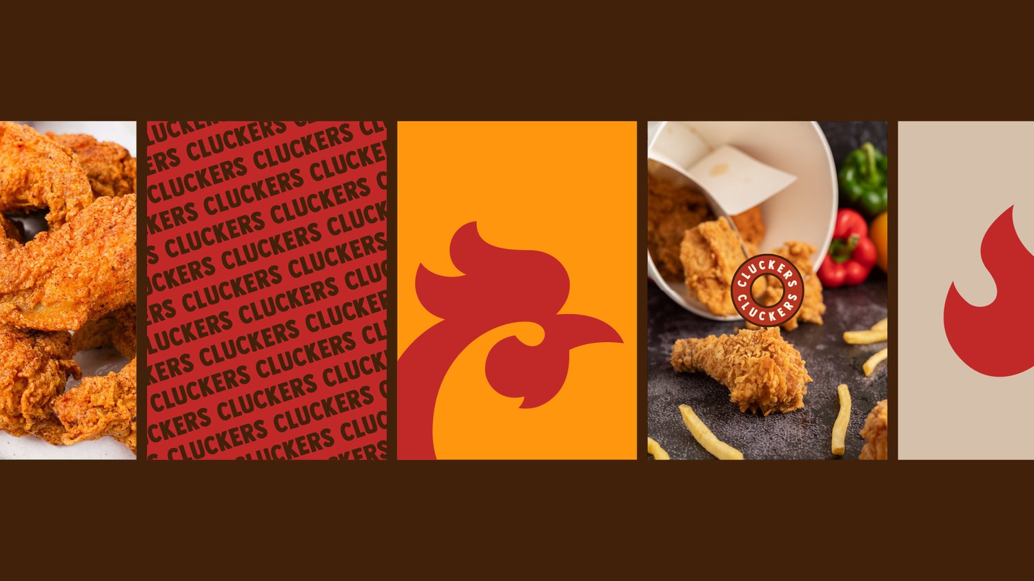 Cluckers — brand application