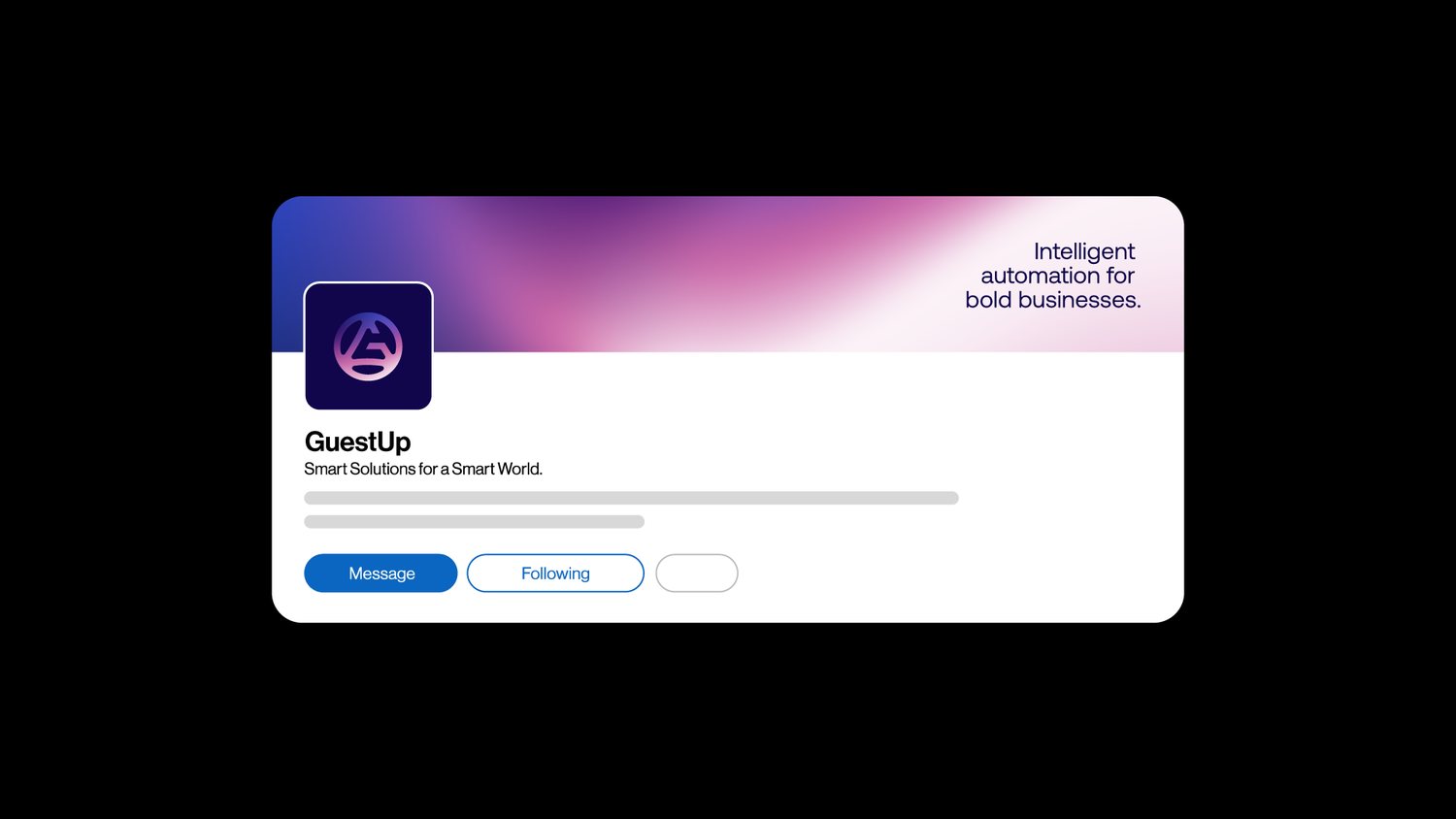 GuestUP — brand application