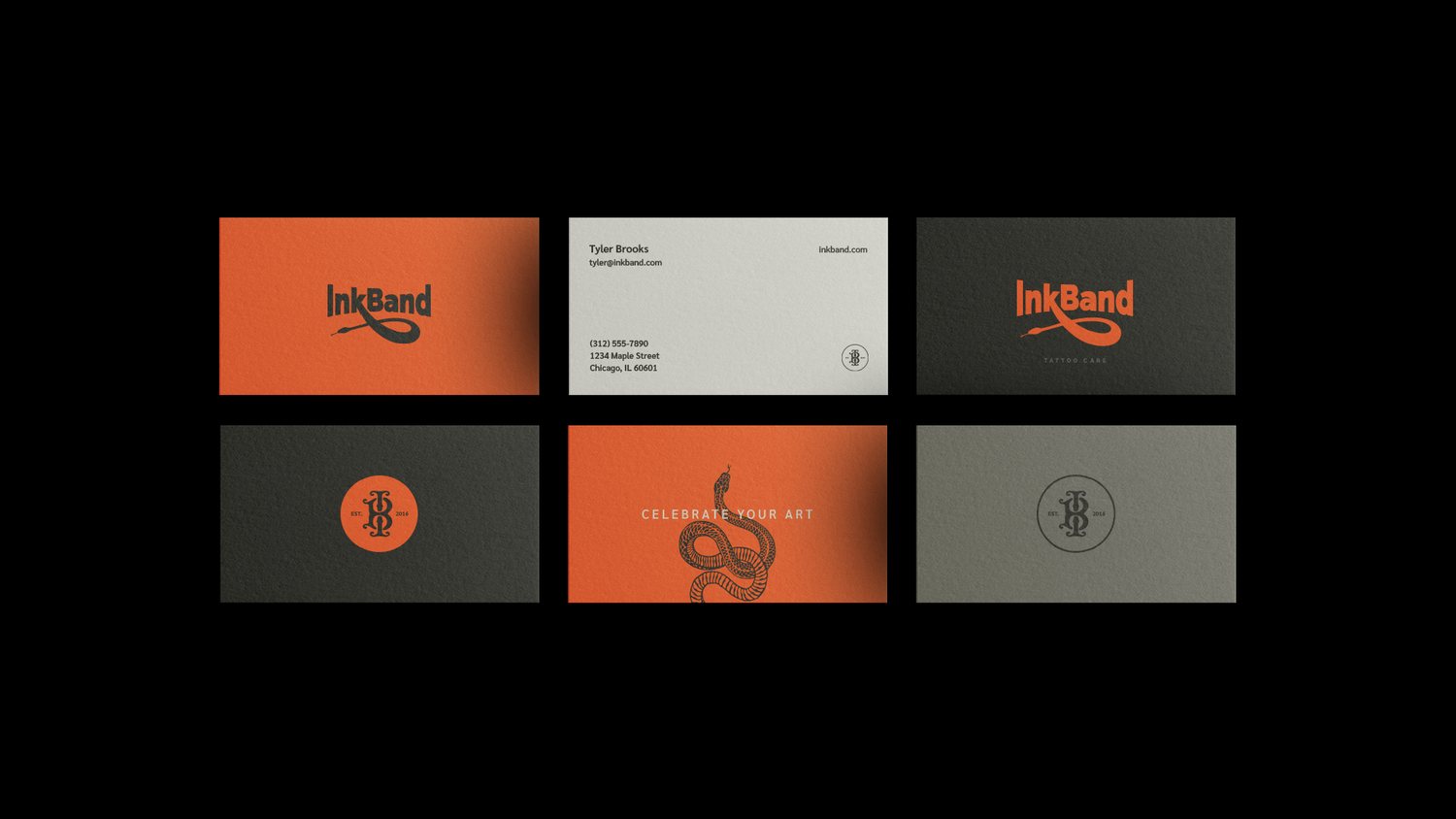 InkBand — brand application
