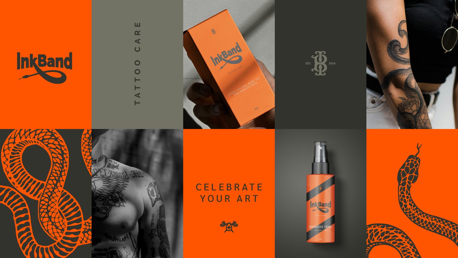 InkBand — brand application