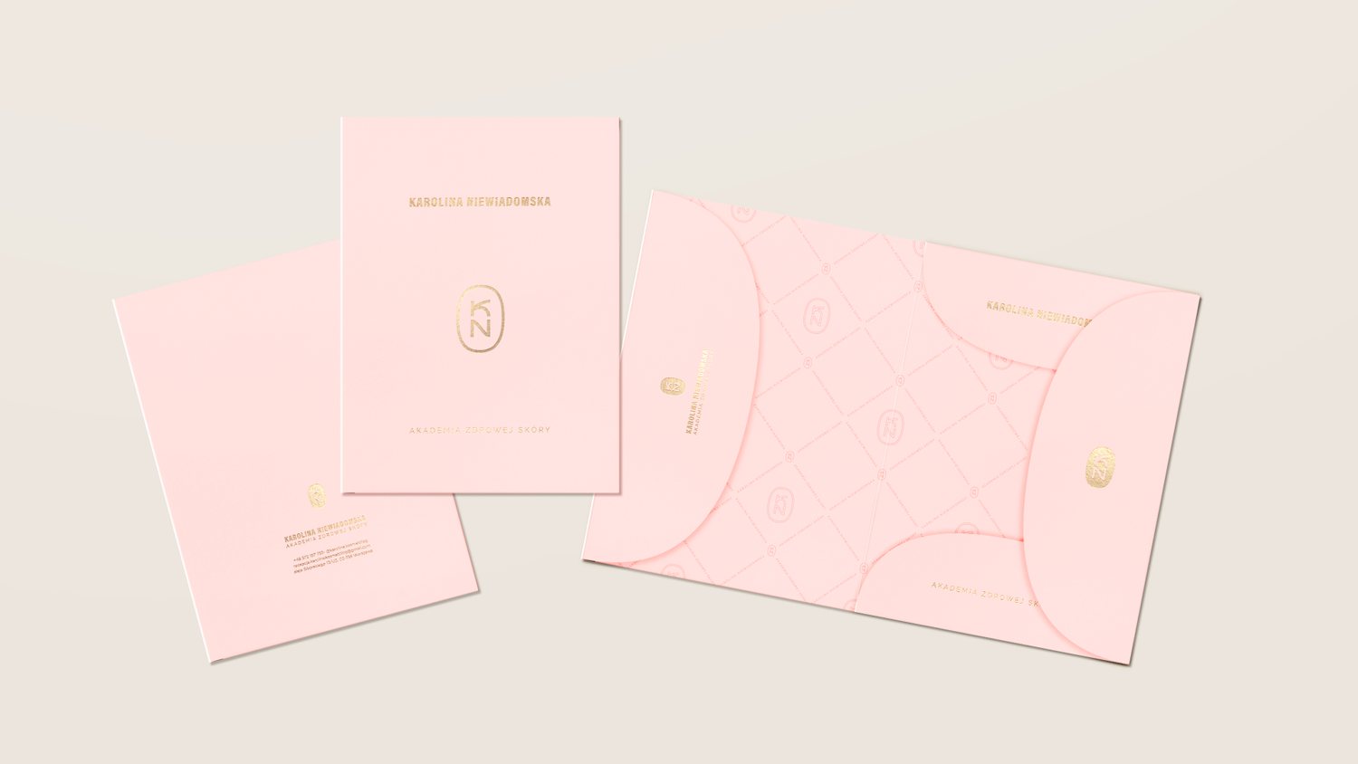 KN Akademia Zdrowej Skóry — brand application
