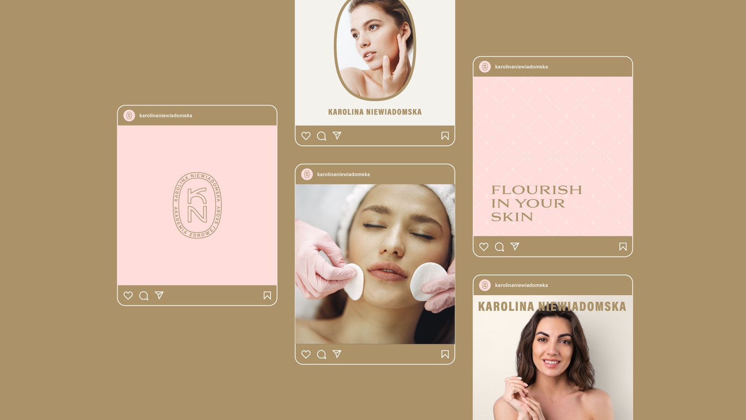 KN Akademia Zdrowej Skóry — brand application