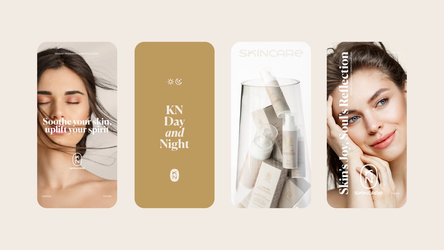 KN Skincare — brand application