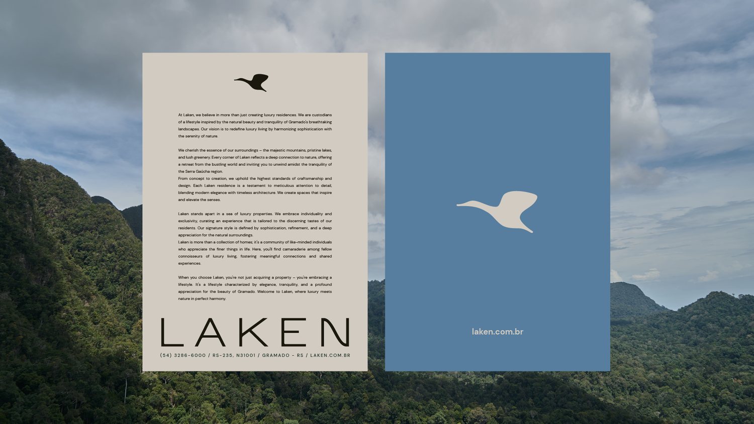 Laken — brand application