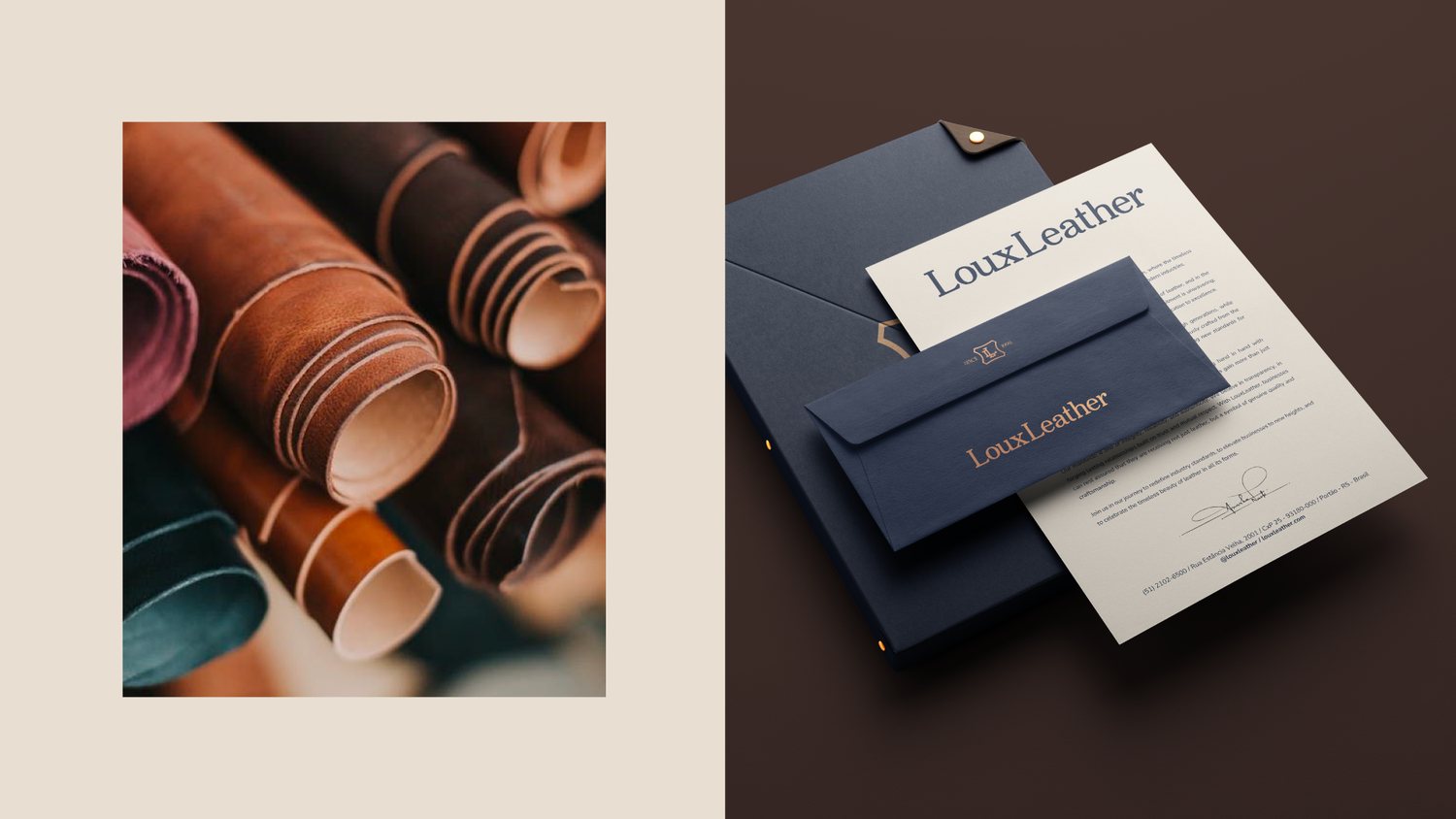 LouxLeather — brand application