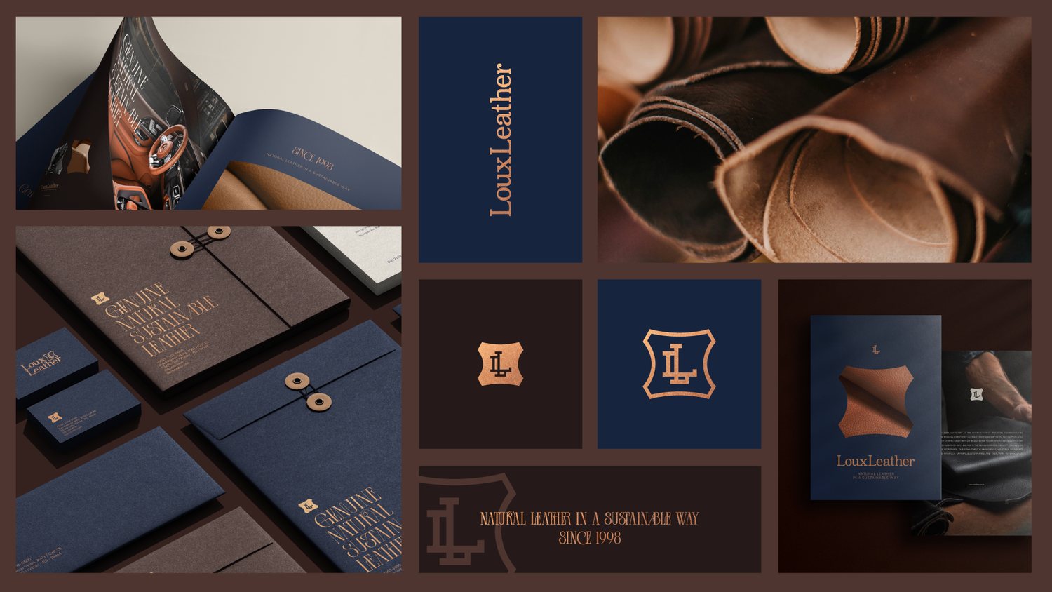 LouxLeather — brand application