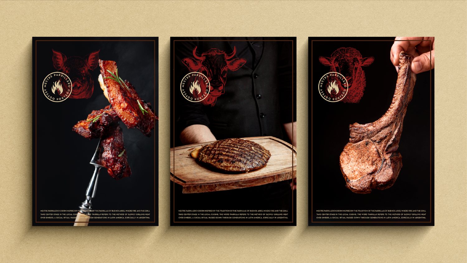 Mestre Parrillero — brand application