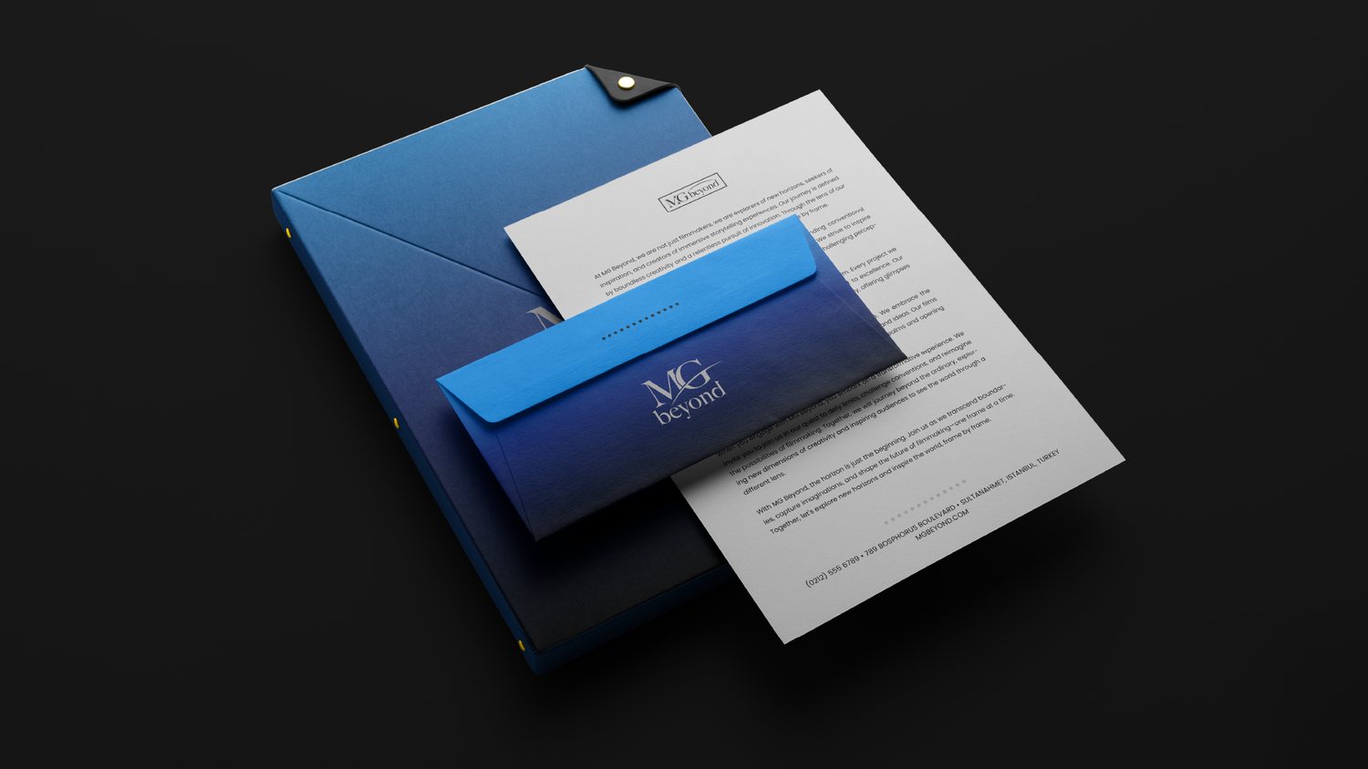 MG Beyond — brand application