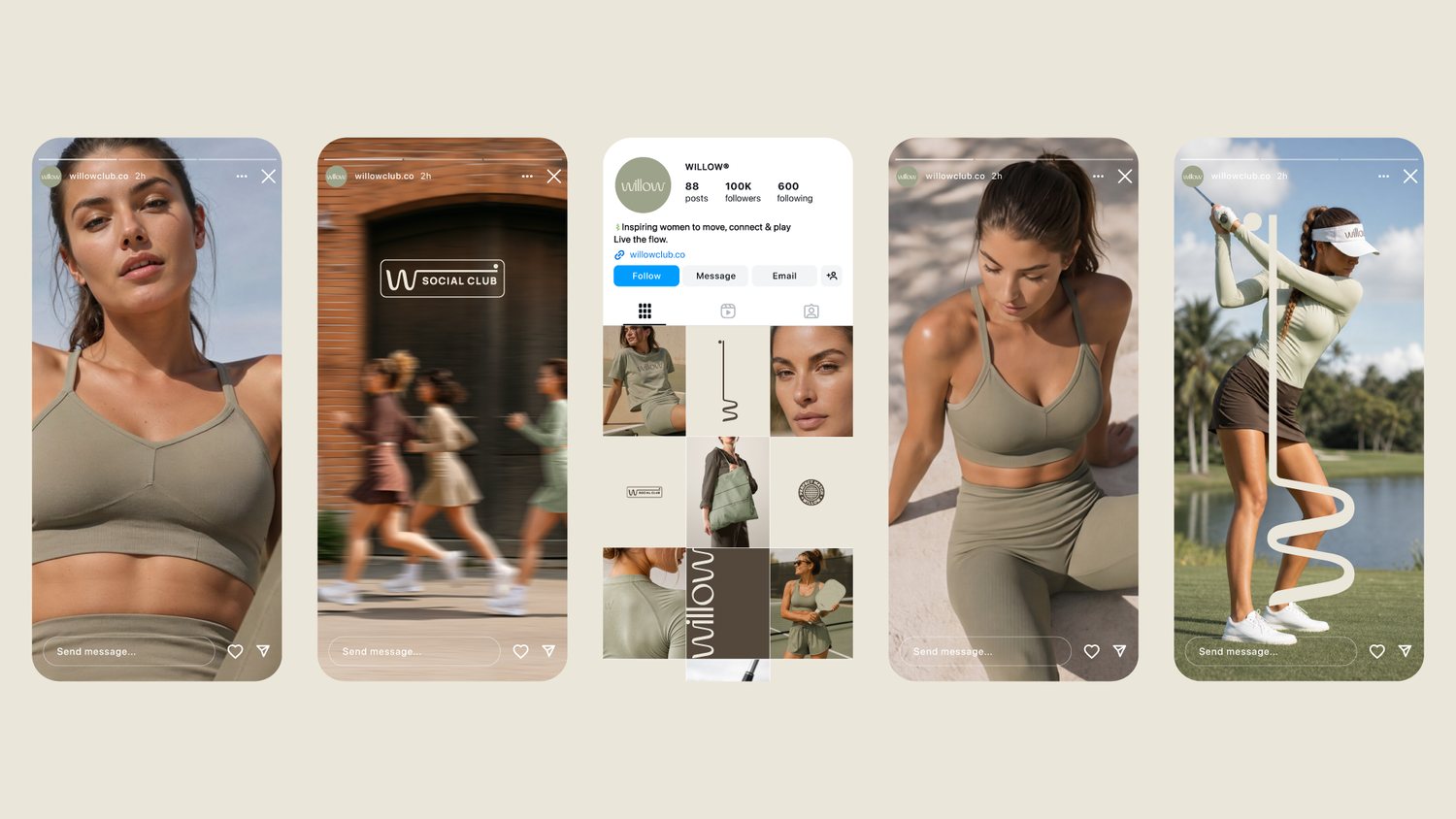 Willow — brand application